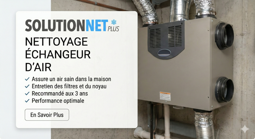 Nettoyage échangeur