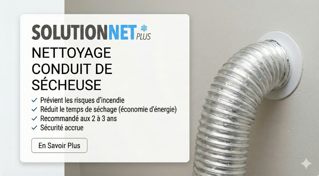 Nettoyage sécheuse
